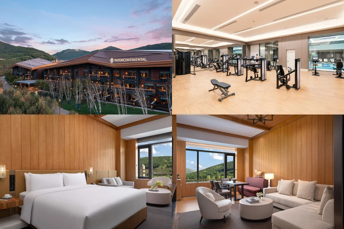 InterContinental Chongli four-photo property collage