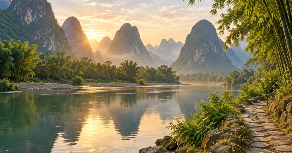 桂林到陽朔2026|陽朔站近興坪,西街與遇龍河怎麼搭 Guilin Yangshuo 2026 1024x538