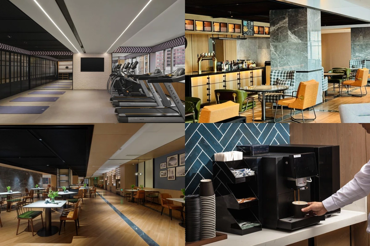 Four genuine source photographs of FourPoints by Sheraton Kunming City Centre Hotel