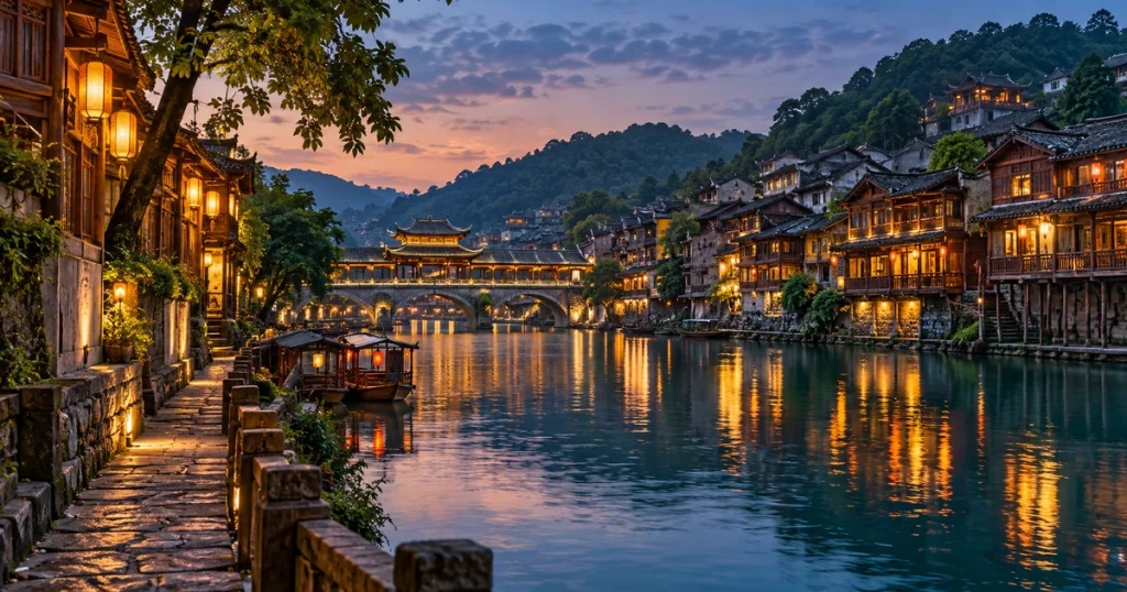 Zhangjiajie to Fenghuang 2026: Trains, Old-Town Transfers and Luggage Zhangjiajie To Fenghuang Ancient Town 2026 1024x538